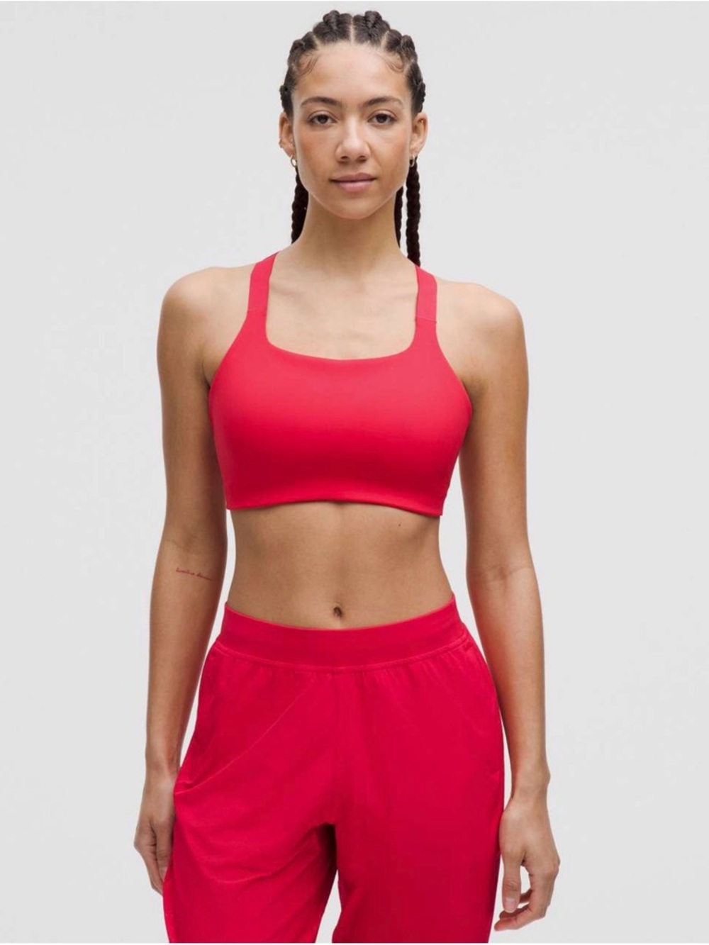 Lululemon Ultralu Square-Neck Workout Bra